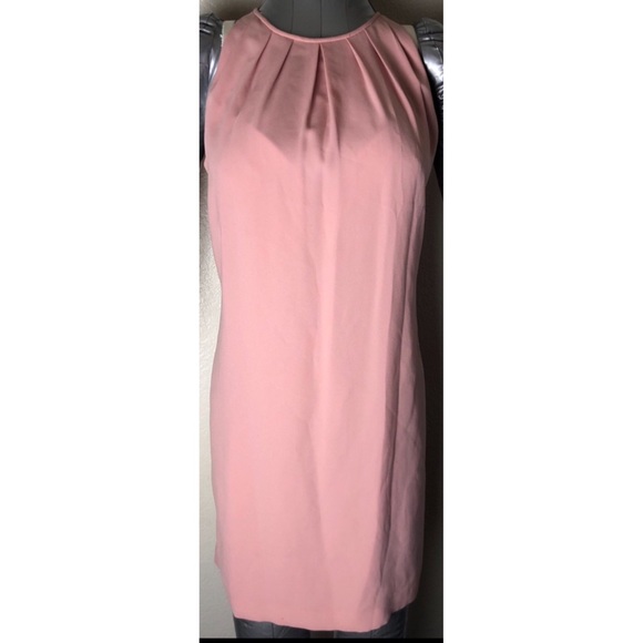Cute Rose Pink Halter Dress - Picture 5 of 5
